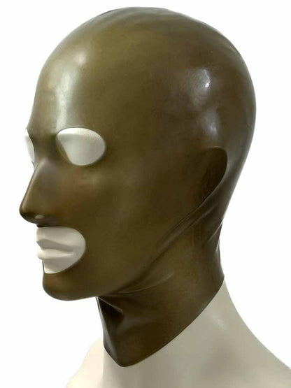 Gummi-Maske MIT Augen- und Mund-Öffnung - smoke-fumee