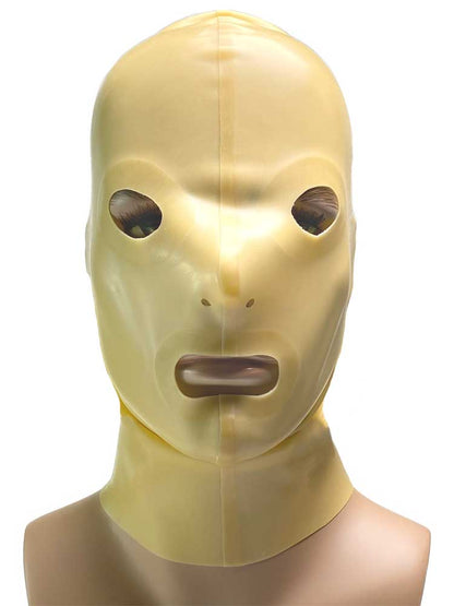 Gummi-Maske ZWEITEILIG - transparent