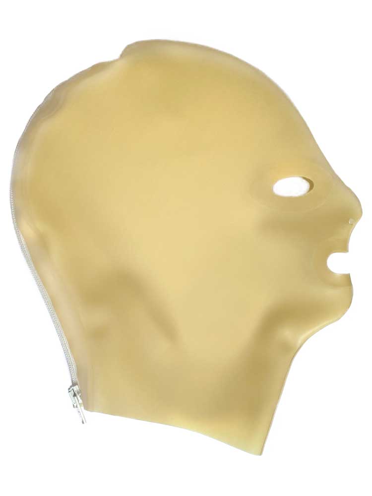 Gummi-Maske ZWEITEILIG - transparent