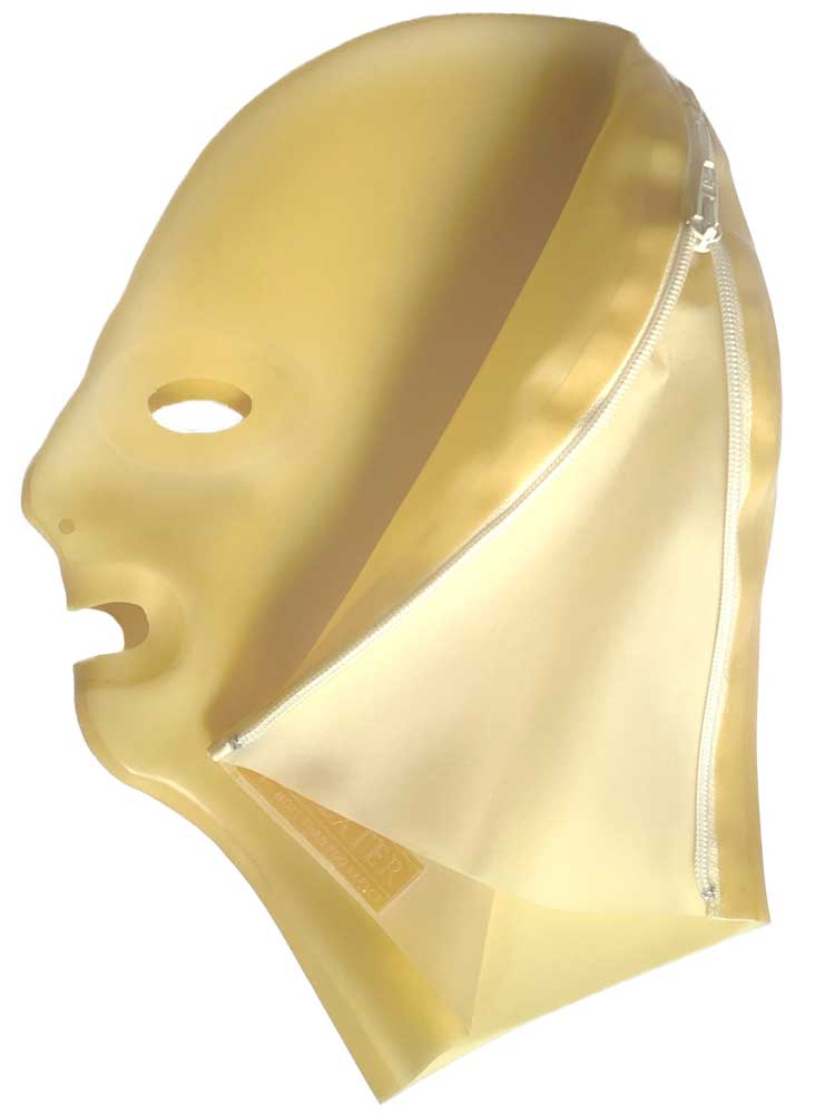 Gummi-Maske ZWEITEILIG - transparent