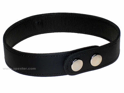 Leder-Halsband, mit Ring der O