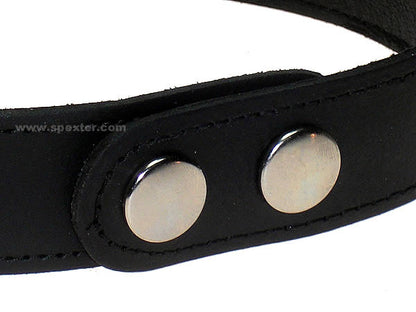 Leder-Halsband, mit Ring der O