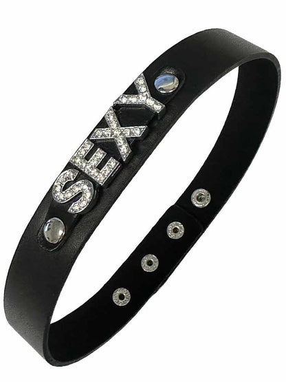 DELUXE Halsband SEXY schwarz