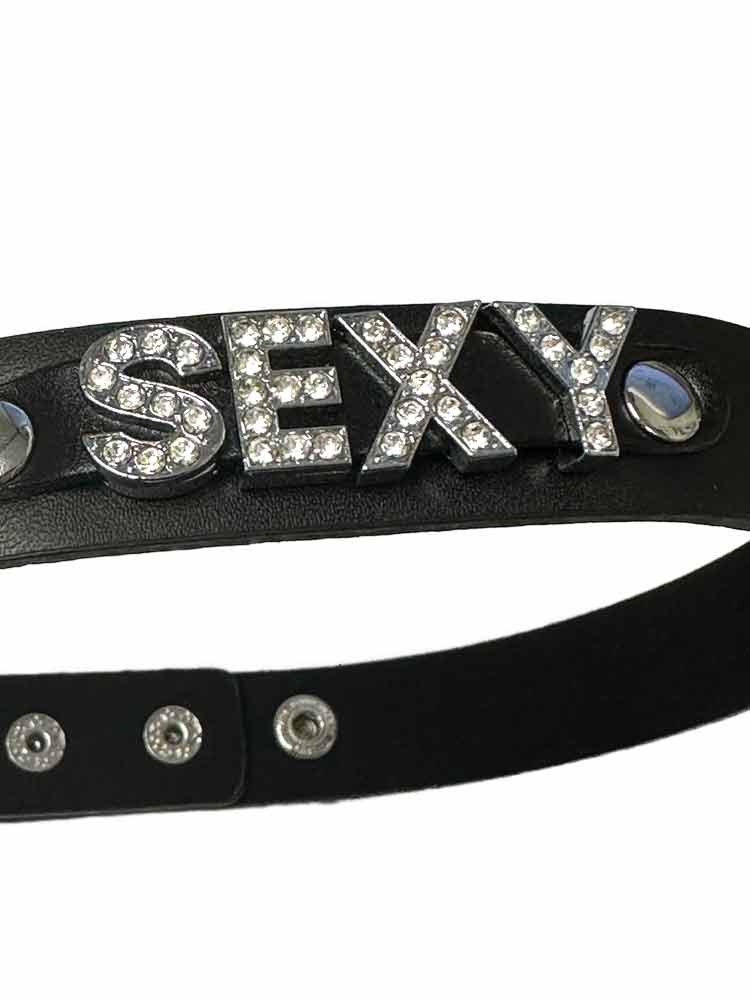 DELUXE Halsband SEXY schwarz