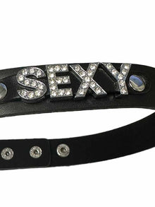 DELUXE Halsband SEXY schwarz