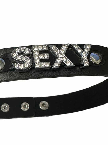 DELUXE Halsband SEXY schwarz