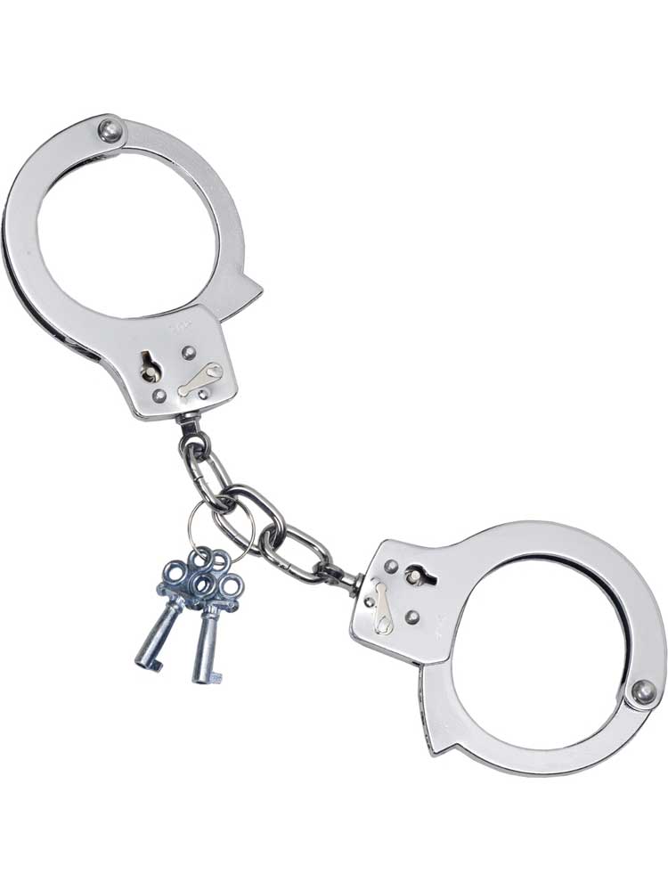 Handschellen, einfach silber