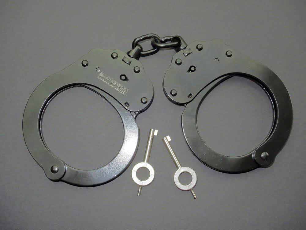 Handschellen Profi, schwarz