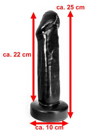 HUNG System Dildo UNCUT schwarz