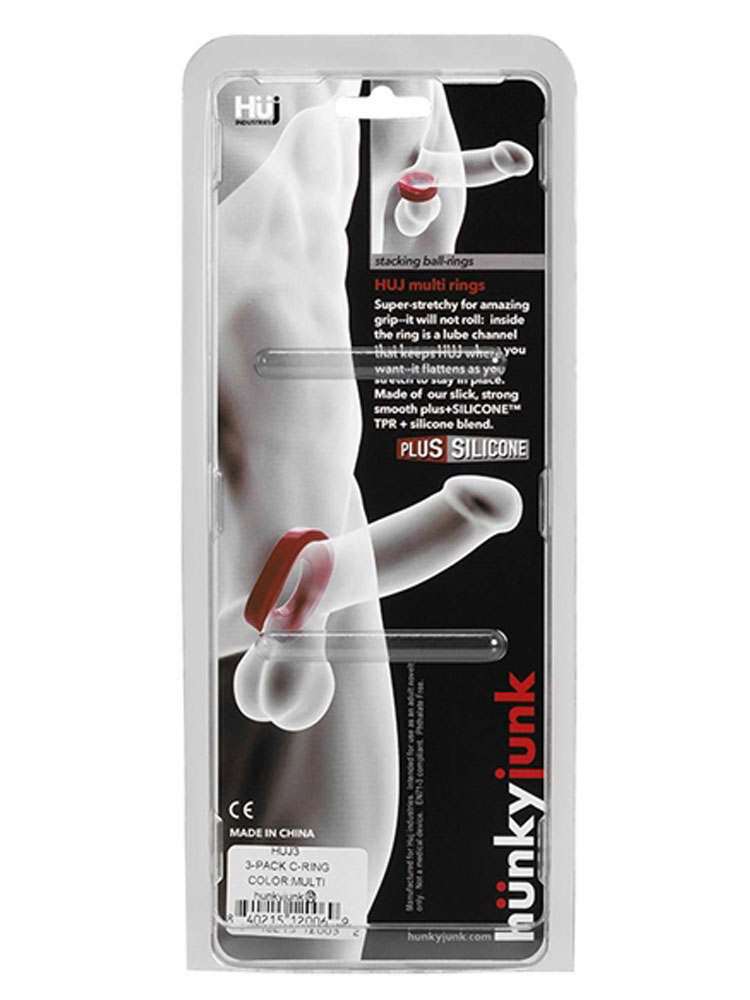 HUNKYJUNK Ballring-Cockring 3er Set