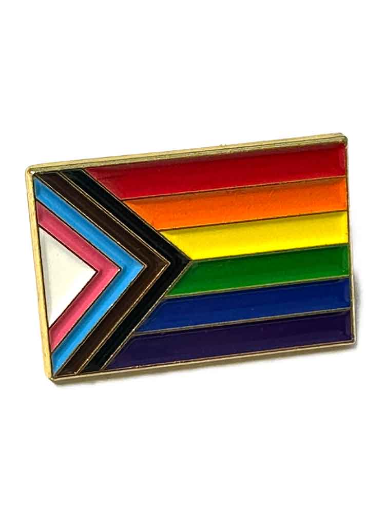 Progressive Gay Pride Regenbogen Anstecker Pin