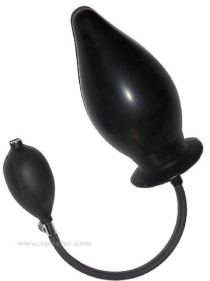 Blow-Up Butt Plug Größe L - schwarz + Schaumkern