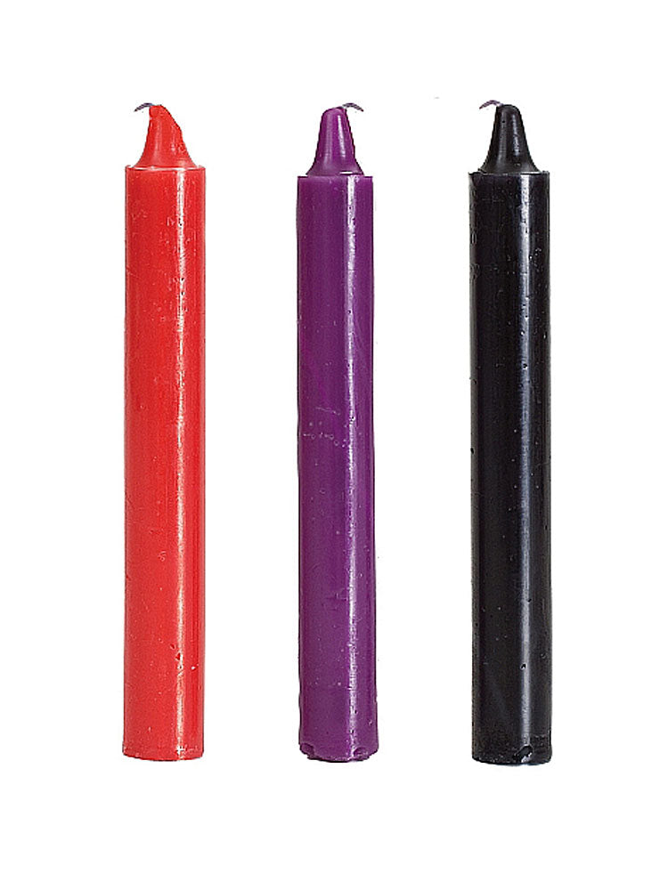 Japanische BDSM Tropfkerzen - 3er Set