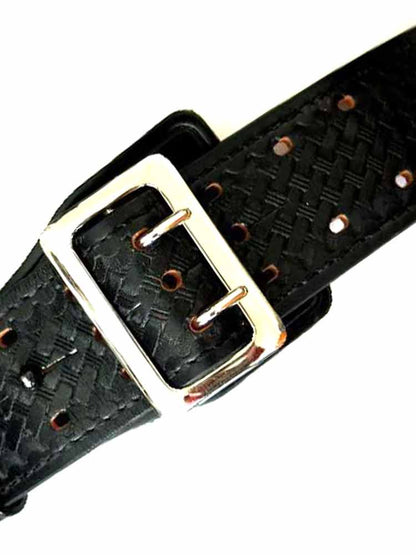 JAY PEE Jackengürtel geprägt/basketweave - silberfarbene Schließe