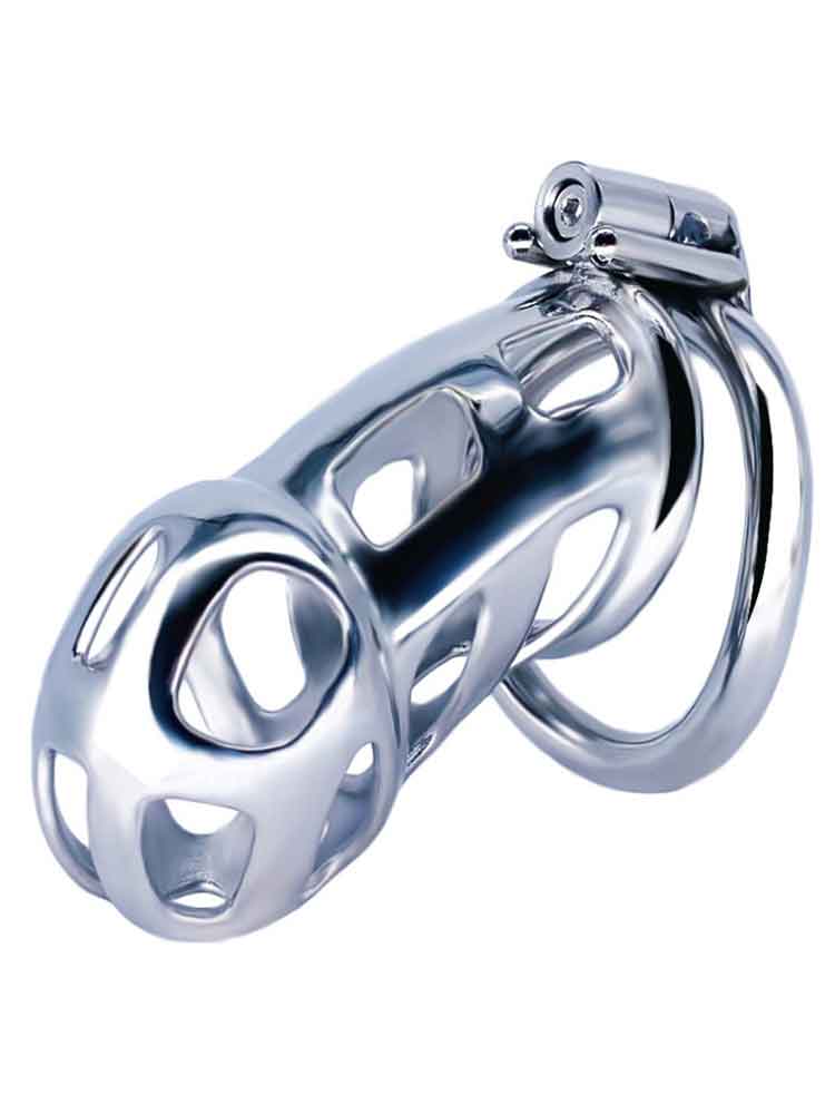 Keuschheitskäfig Edelstahl Modell COBRA