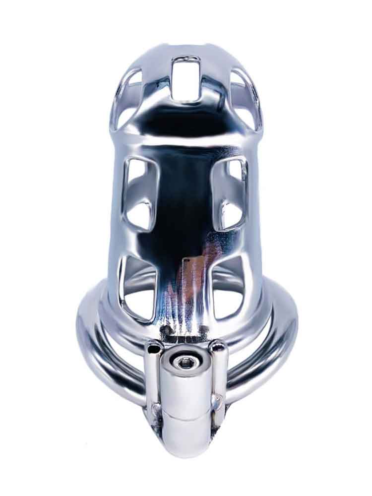 Keuschheitskäfig Edelstahl Modell COBRA