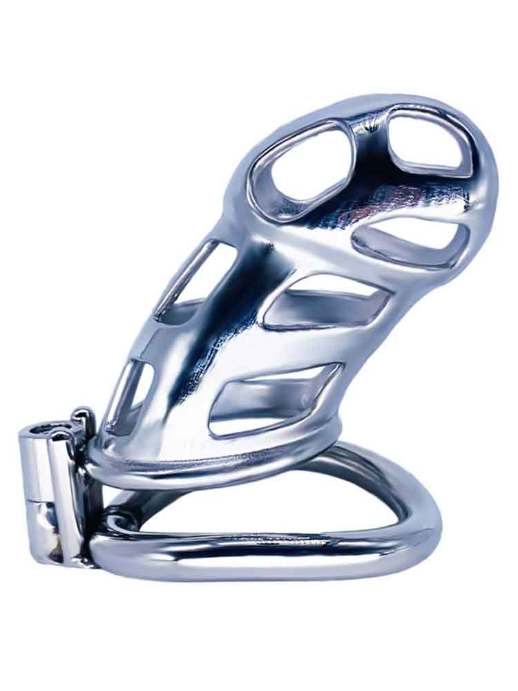 Keuschheitskäfig Edelstahl Modell COBRA