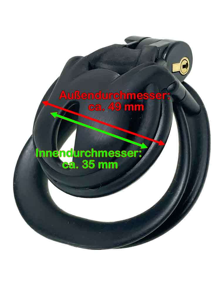 Keuschheitskäfig EVO schwarz