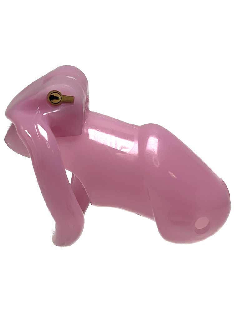 Keuschheitskäfig Kunststoff 10x3 rosa