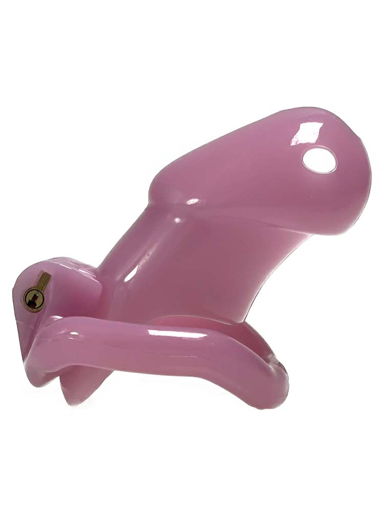 Keuschheitskäfig Kunststoff 10x3 rosa