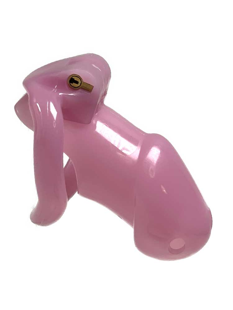 Keuschheitskäfig Kunststoff 10x3 rosa