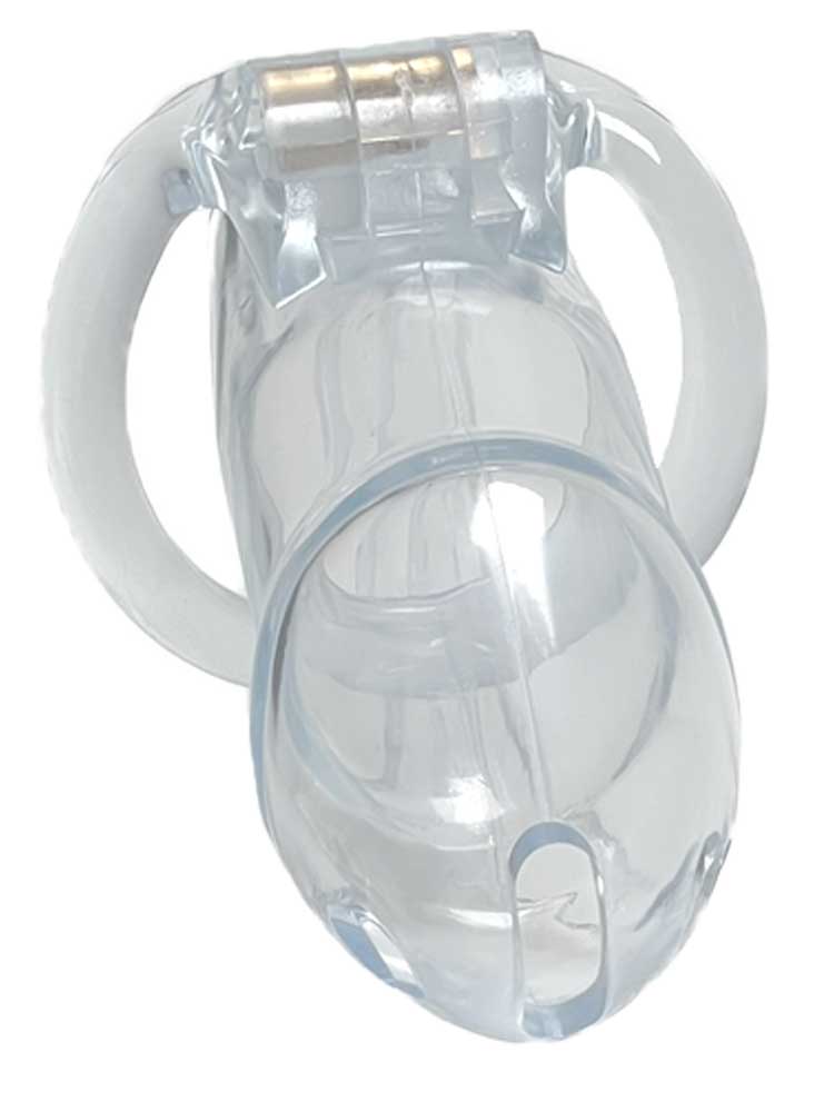 Keuschheitskäfig Kunststoff 10x3 transparent