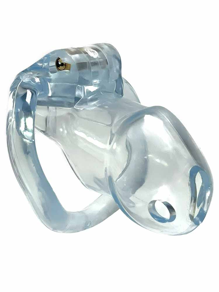 Keuschheitskäfig Kunststoff 9x3 transparent