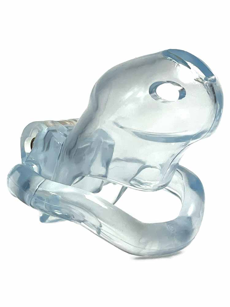 Keuschheitskäfig Kunststoff 9x3 transparent
