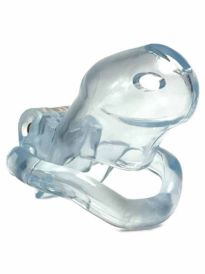 Keuschheitskäfig Kunststoff 9x3 transparent