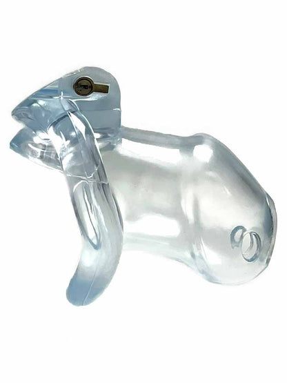 Keuschheitskäfig Kunststoff 9x3 transparent