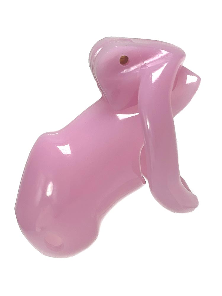 Keuschheitskäfig Kunststoff 9x3 rosa