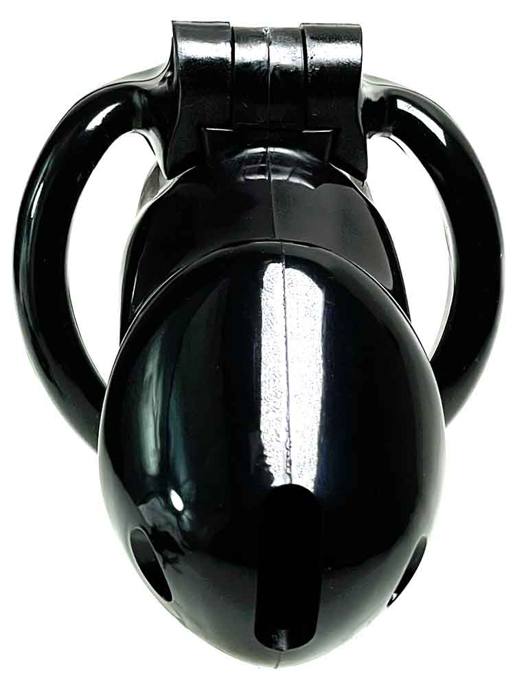 Keuschheitskäfig Kunststoff 10x3 schwarz