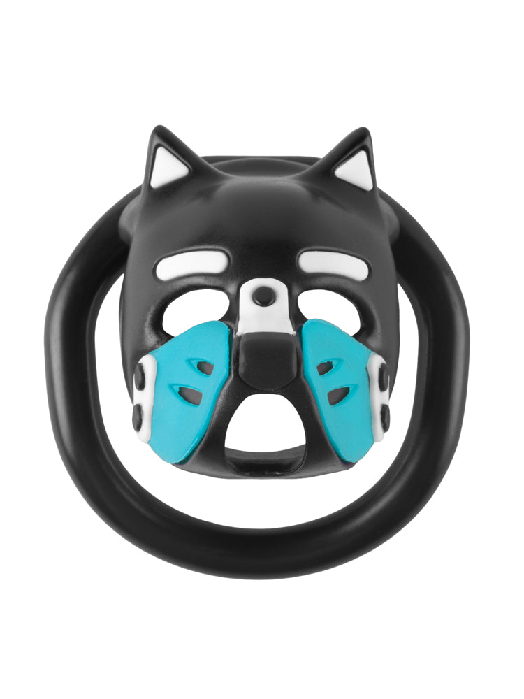 Keuschheitskäfig Puppy schwarz-hellblau