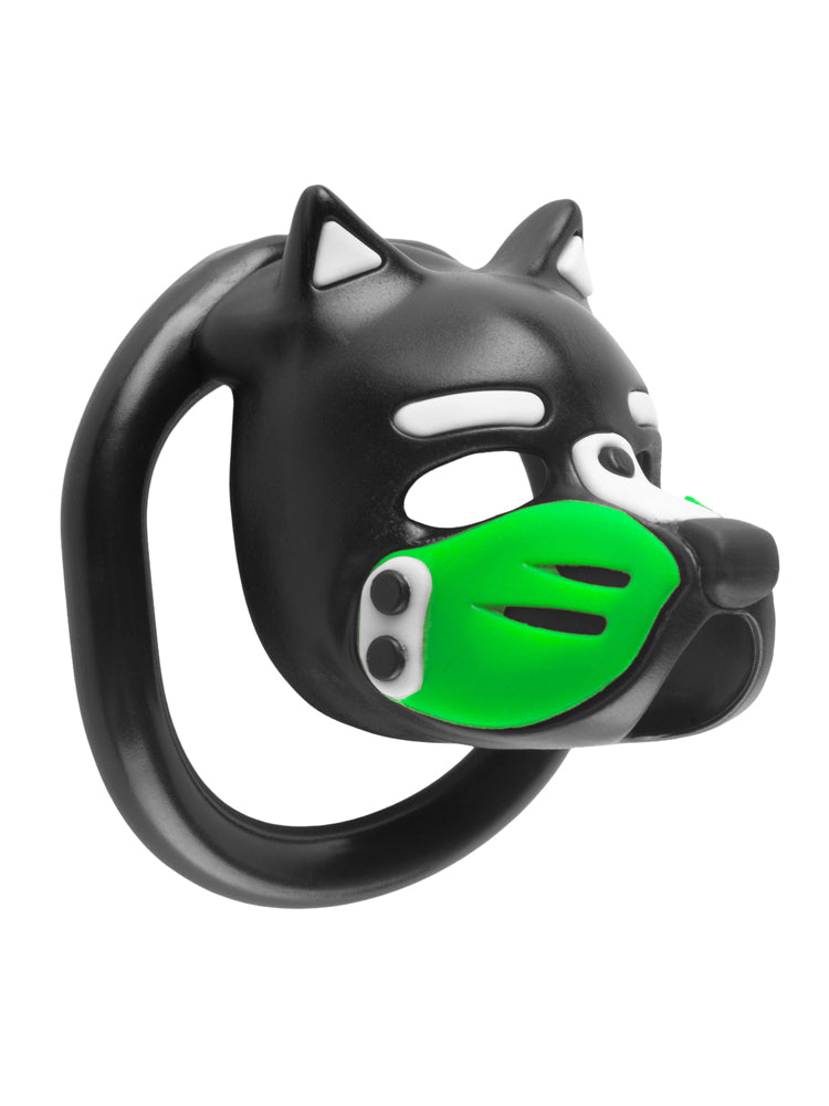 Keuschheitskäfig Puppy schwarz-hellgrün
