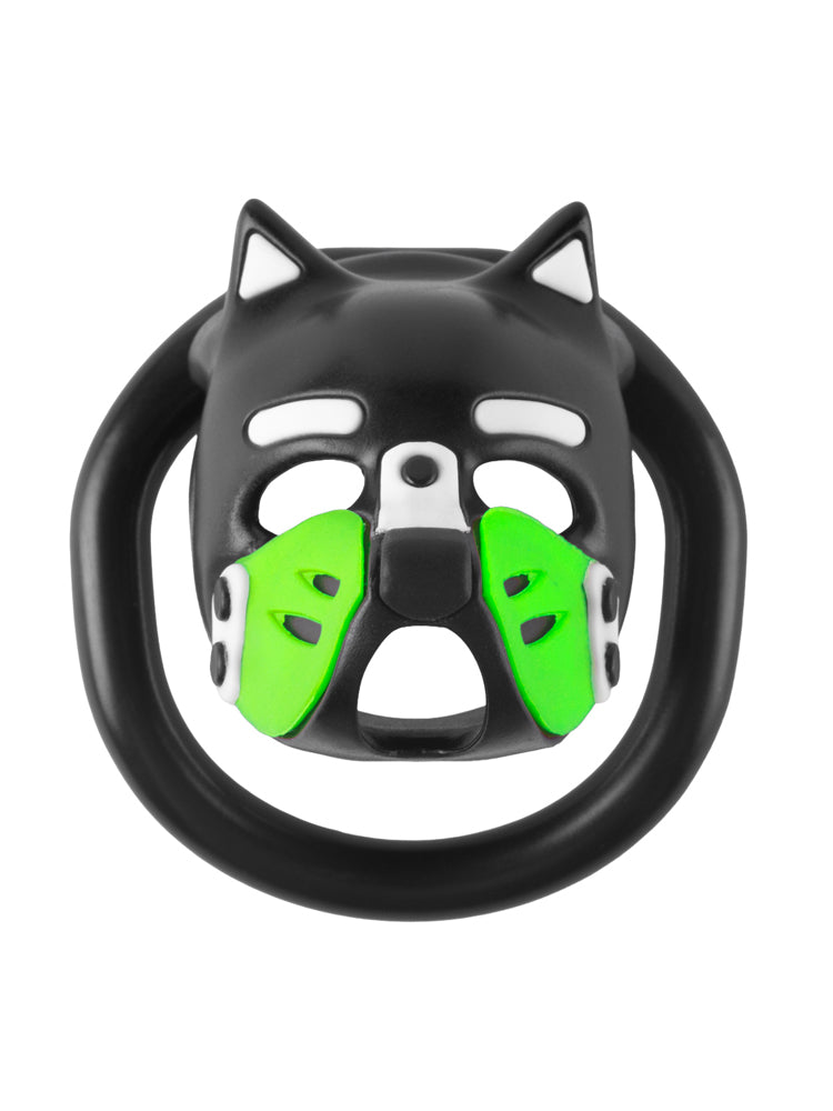 Keuschheitskäfig Puppy schwarz-hellgrün