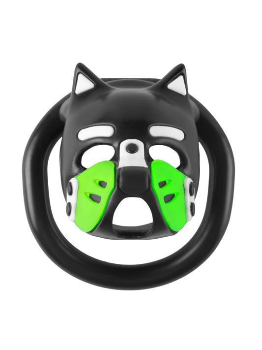 Keuschheitskäfig Puppy schwarz-hellgrün