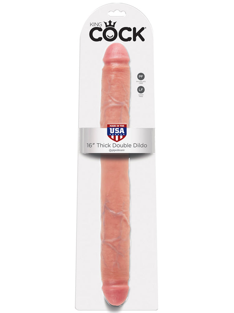 KING COCK 16inch Thick Doppeldildo 41 cm