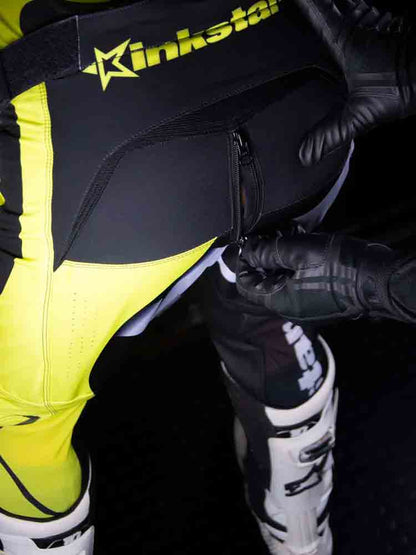 KINKSTAR Liquid Motion Pants - gelb-schwarz