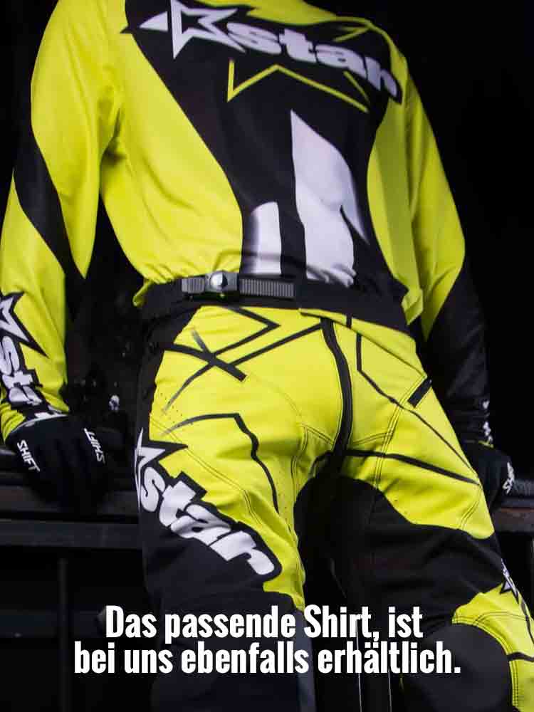 KINKSTAR Liquid Motion Pants - gelb-schwarz