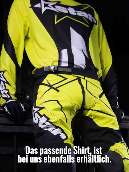 KINKSTAR Liquid Motion Pants - gelb-schwarz