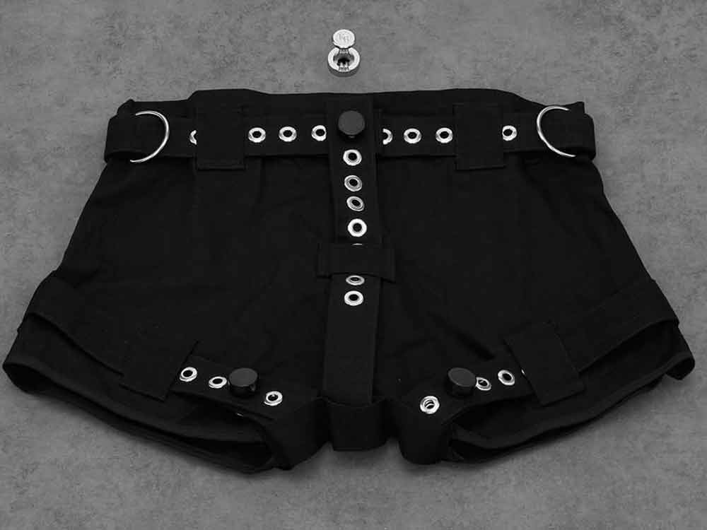 KlinikBondage ABDL Windelhose abschliessbar - schwarz