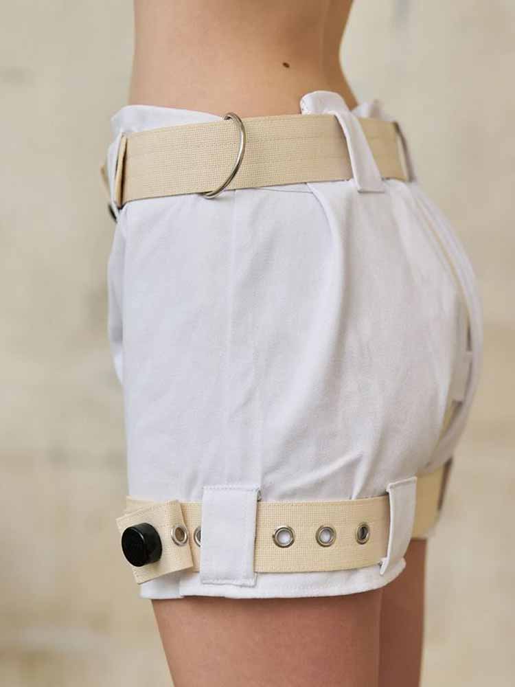 KlinikBondage ABDL Windelhose abschliessbar - weiss