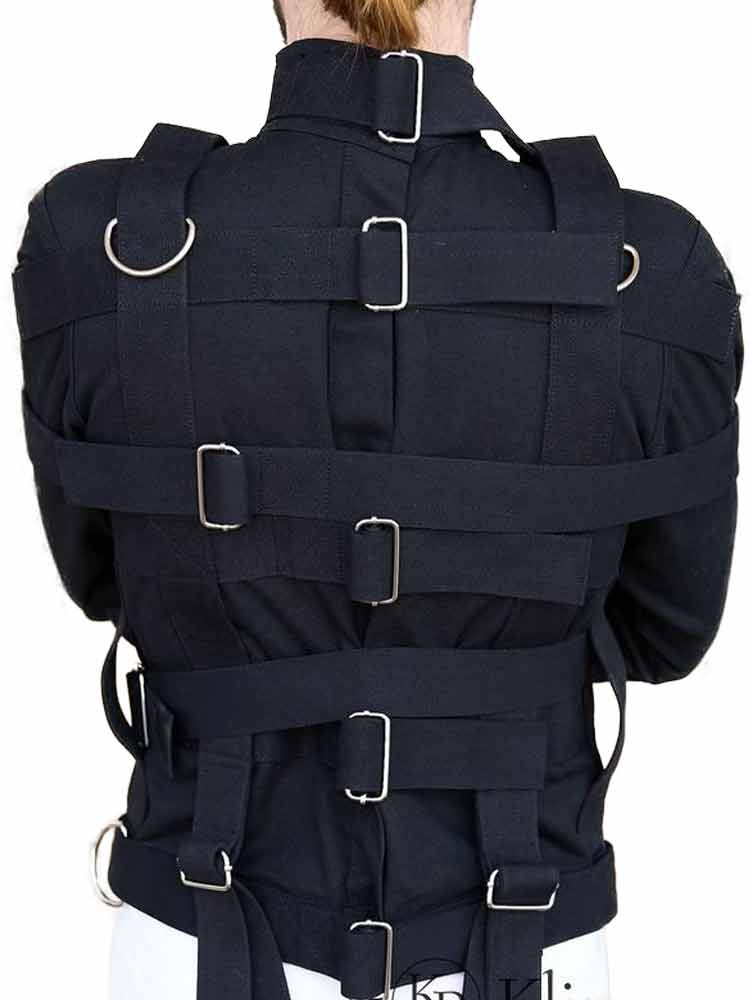 KlinikBondage Zwangsjacke schwarz