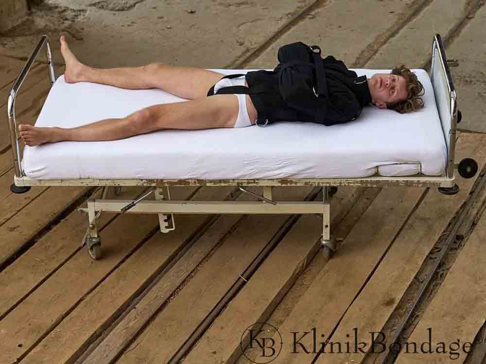 KlinikBondage Zwangsjacke schwarz