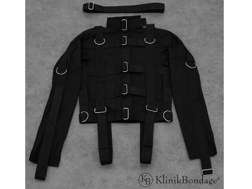 KlinikBondage Zwangsjacke schwarz