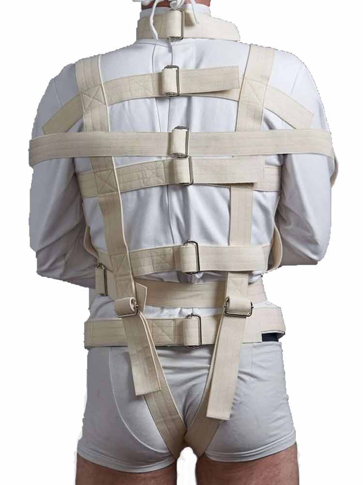 KlinikBondage Zwangsjacke weiss