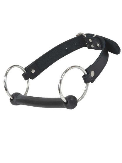 Knebel Beißstange mit Nackenriemen