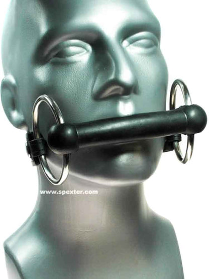 Knebel Beißstange mit Nackenriemen