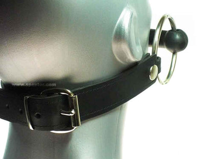 Knebel Beißstange mit Nackenriemen