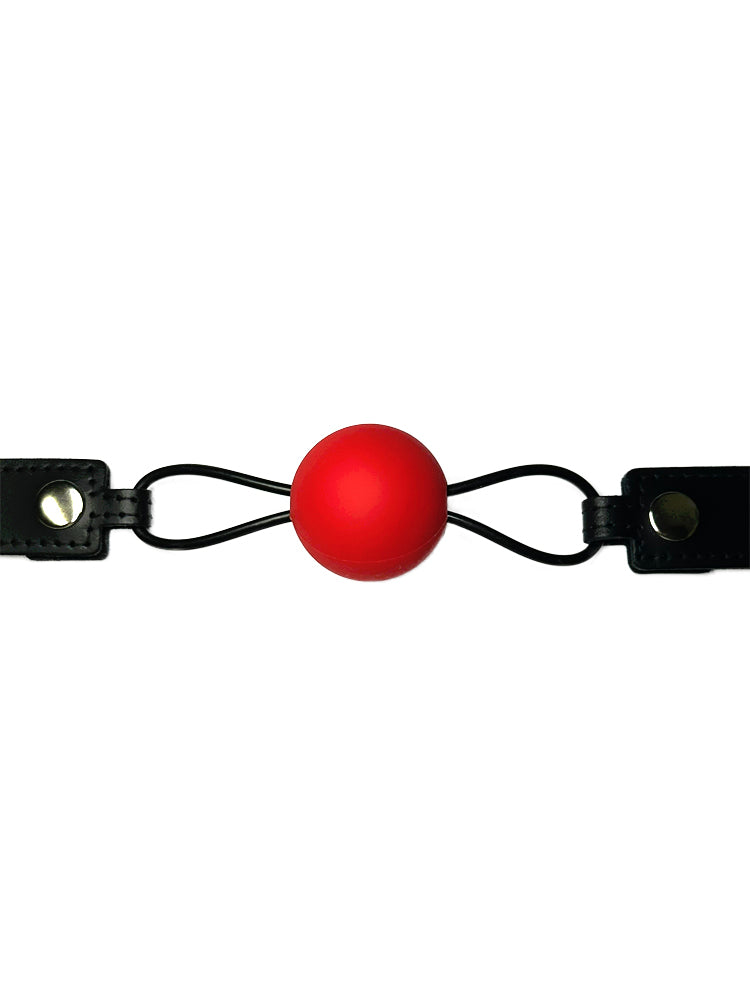Knebel mit 45mm Silikonkugel L/XL rot